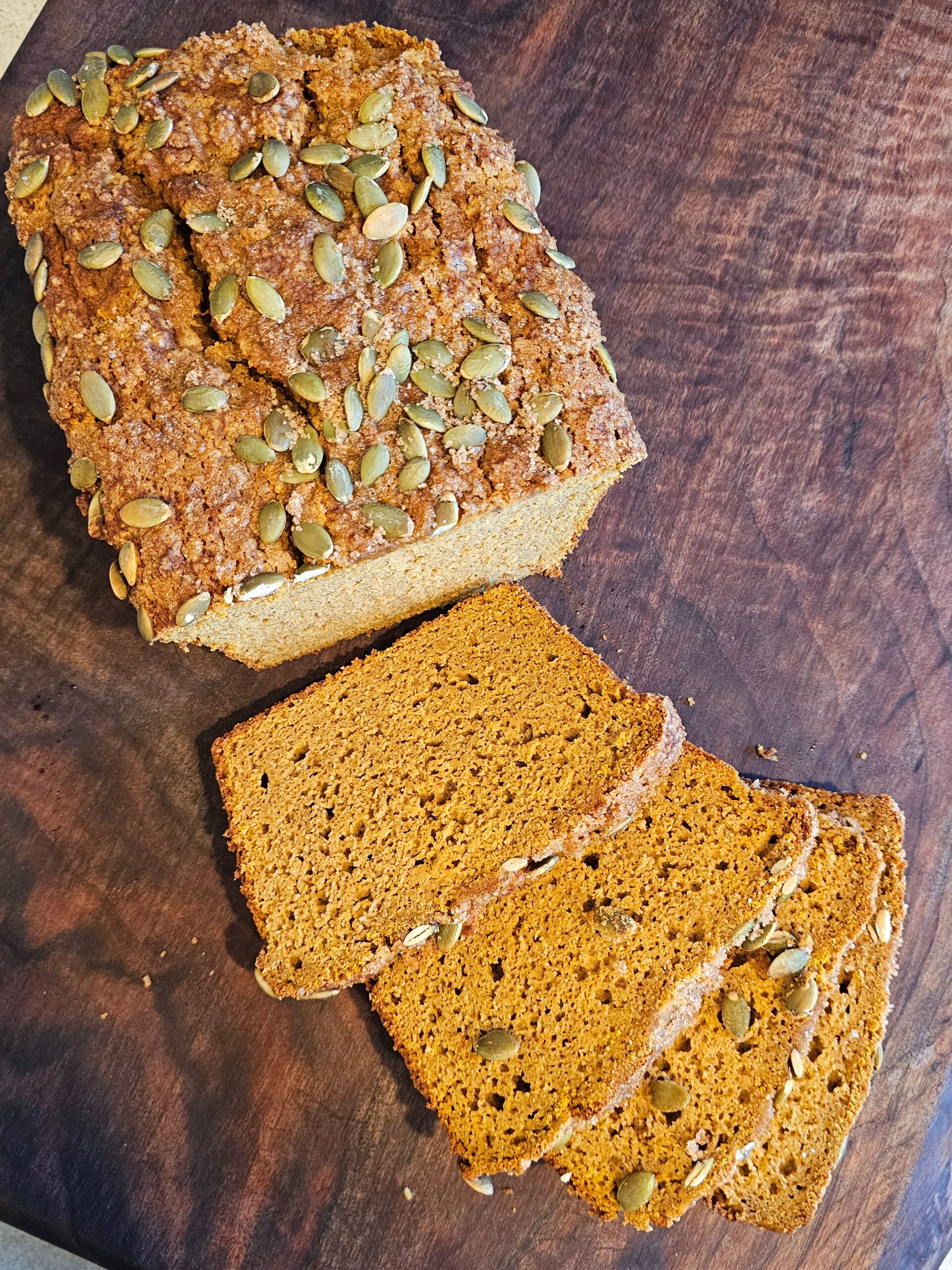Gluten-Free Sourdough Pumpkin Bread