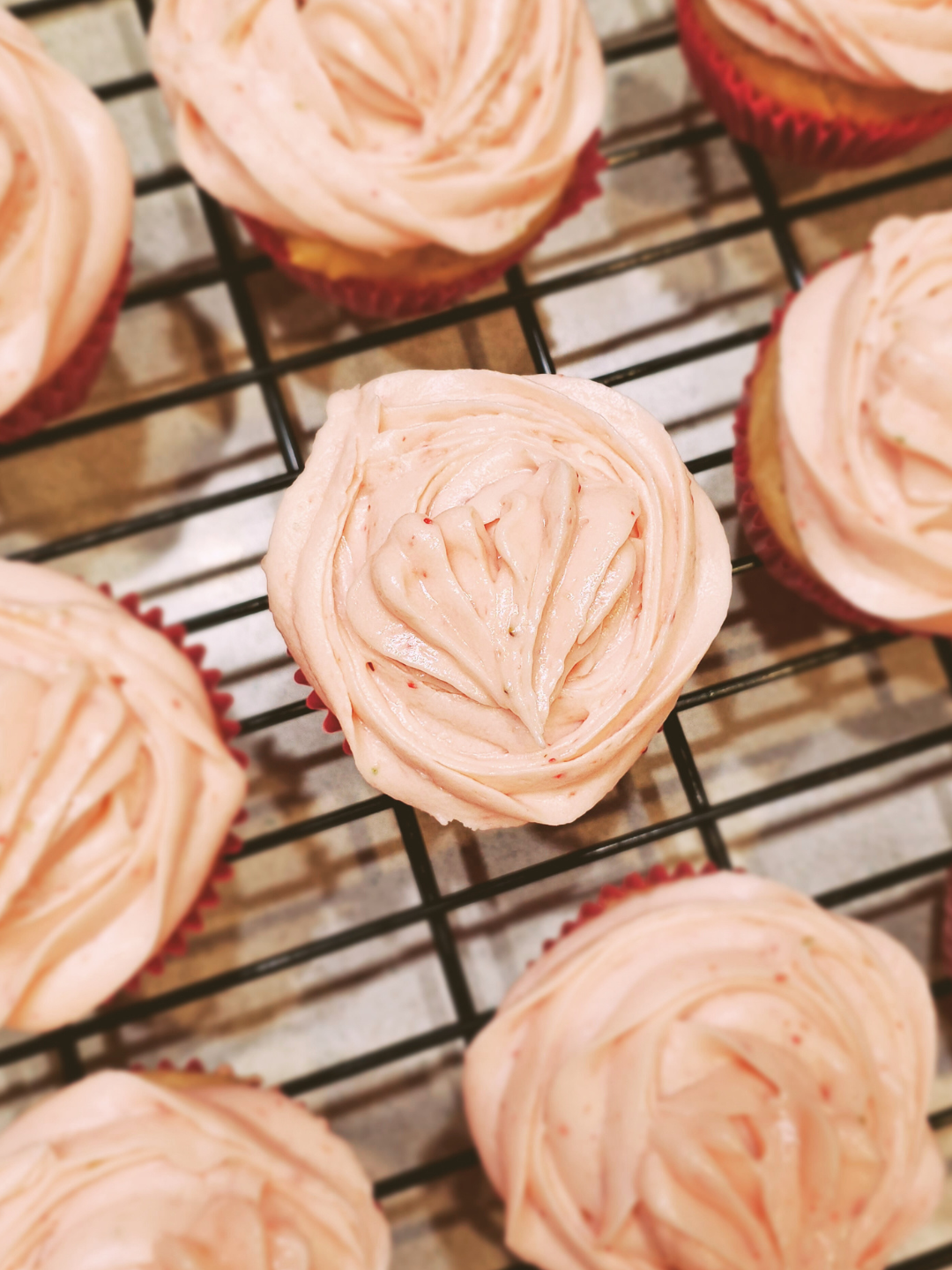 Gluten-Free Strawberry Milkshake Cupcakes