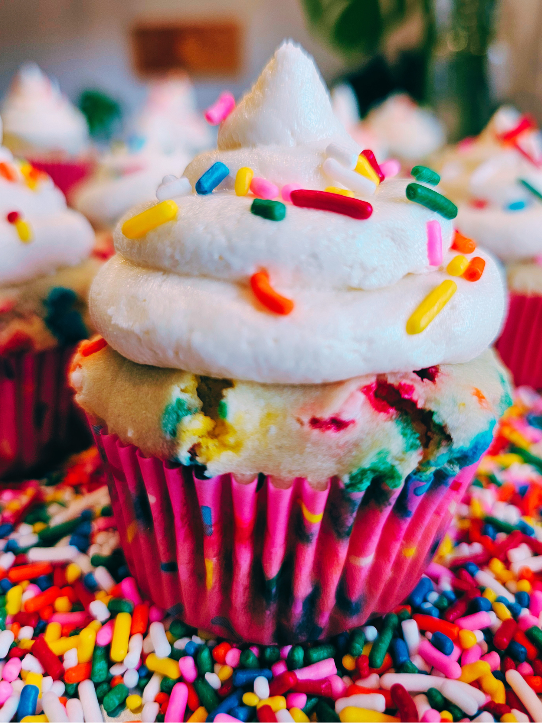 Gluten-Free Funfetti Cupcakes